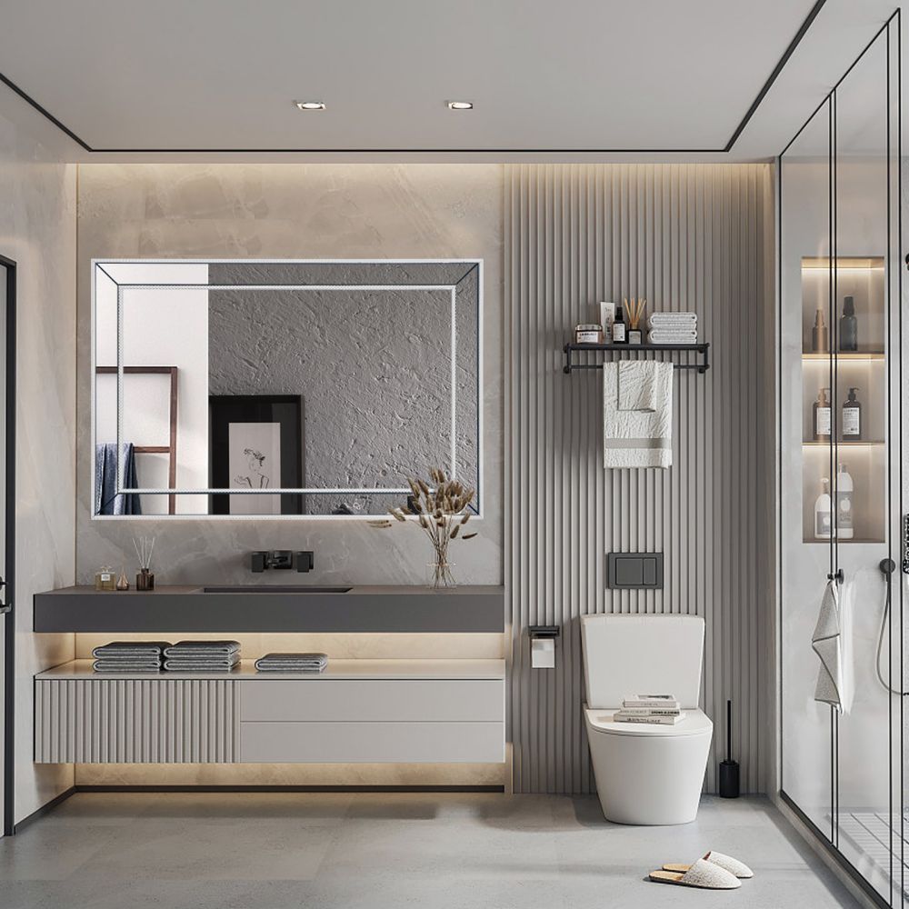 長方形ウォールミラー