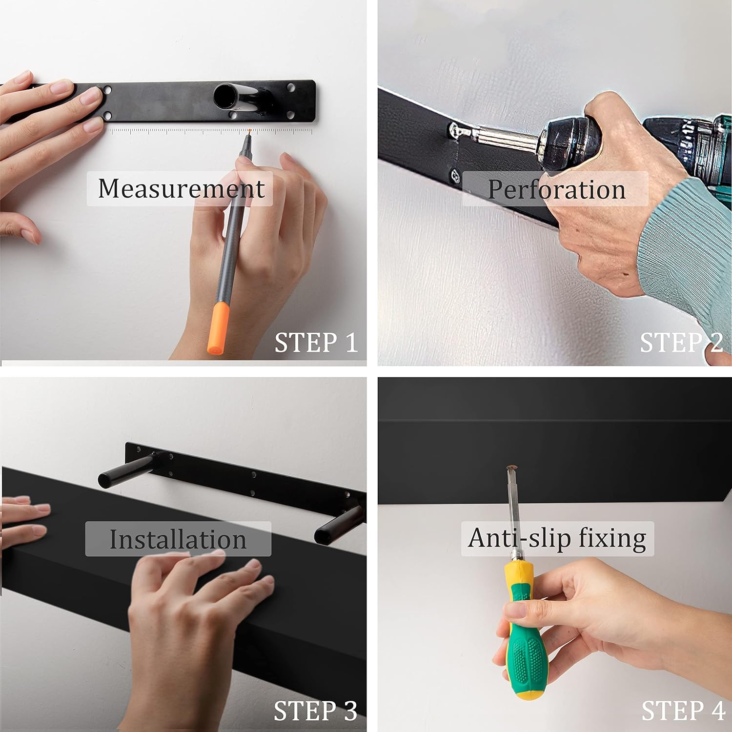 経済的なフローティングシェルフ