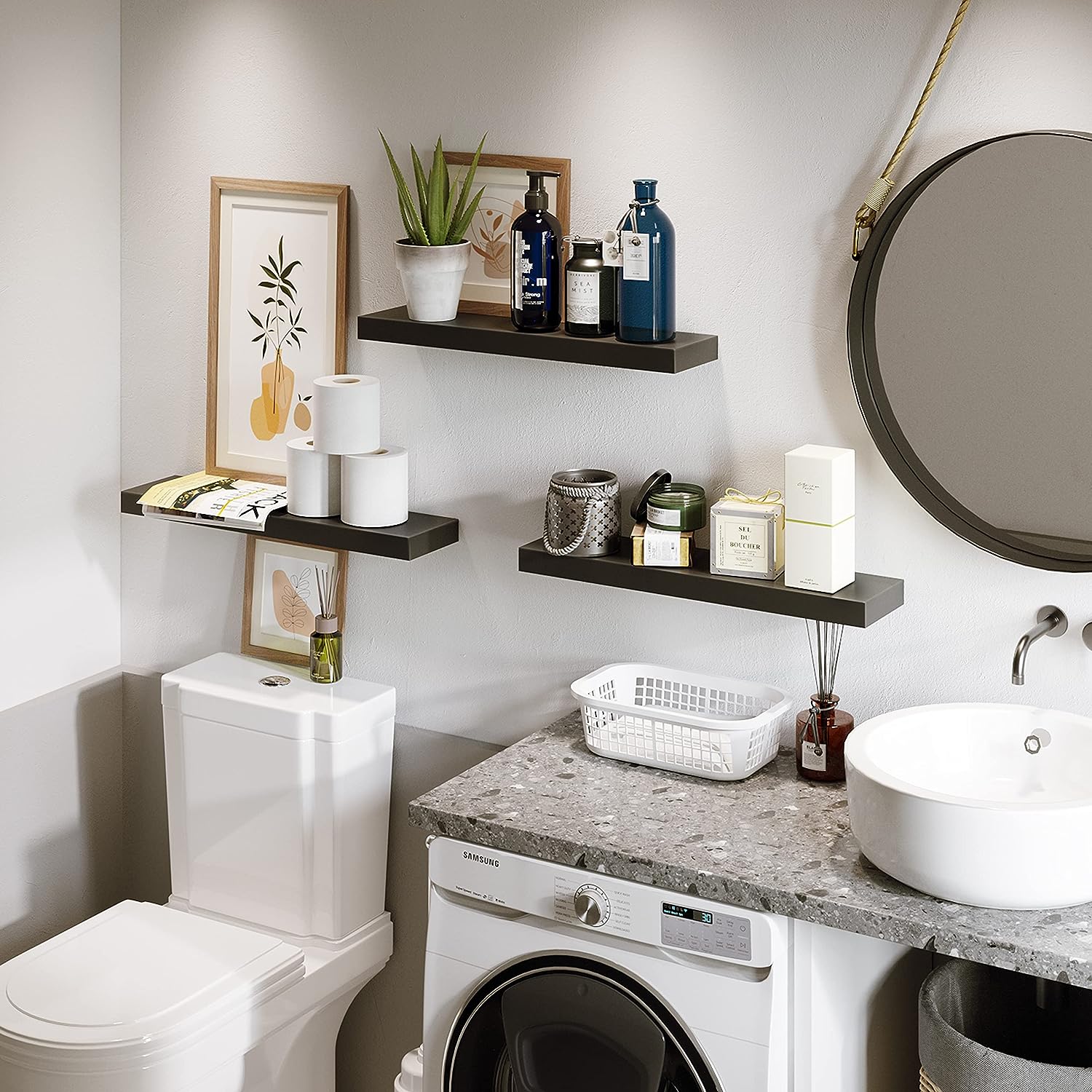 経済的なフローティングシェルフ