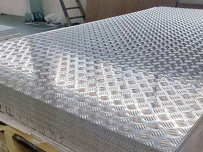 Five rib pattern aluminum