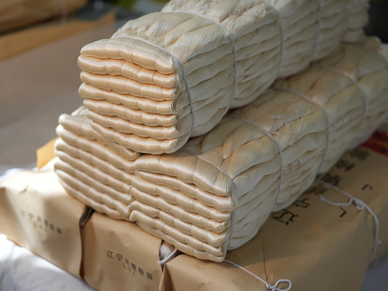 Tussah silk home decoration, lighting up the beauty of space art