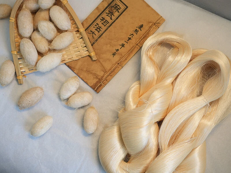 Tussah silk 66/74D