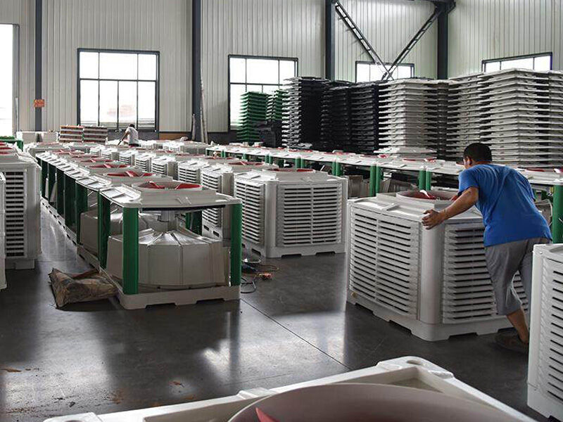 Water curtain air cooler Water curtain air cooler