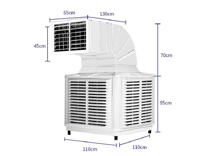 Water curtain air cooler Water curtain air cooler