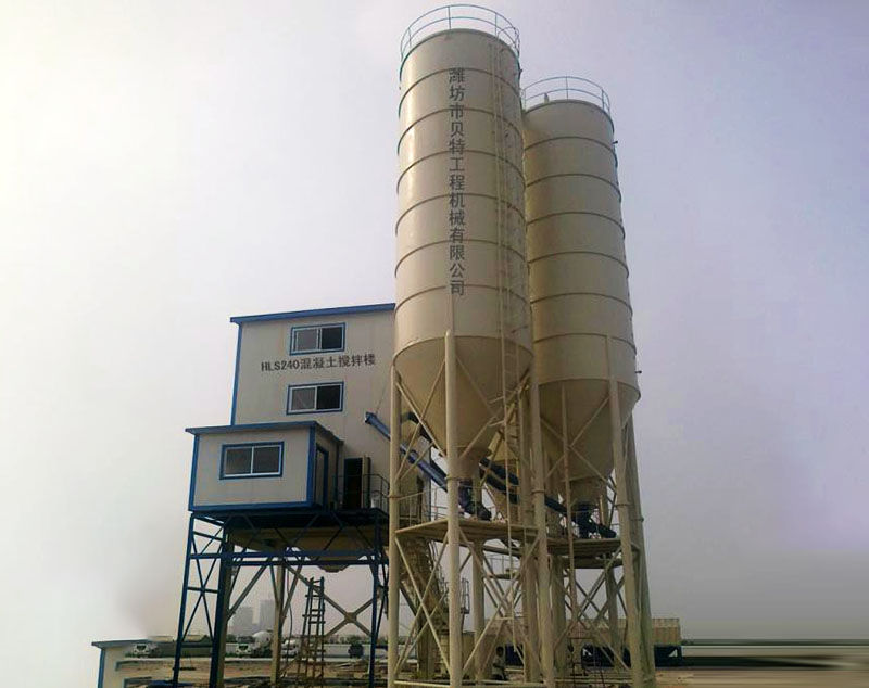 HZS240 โรงงานผสมคอนกรีต