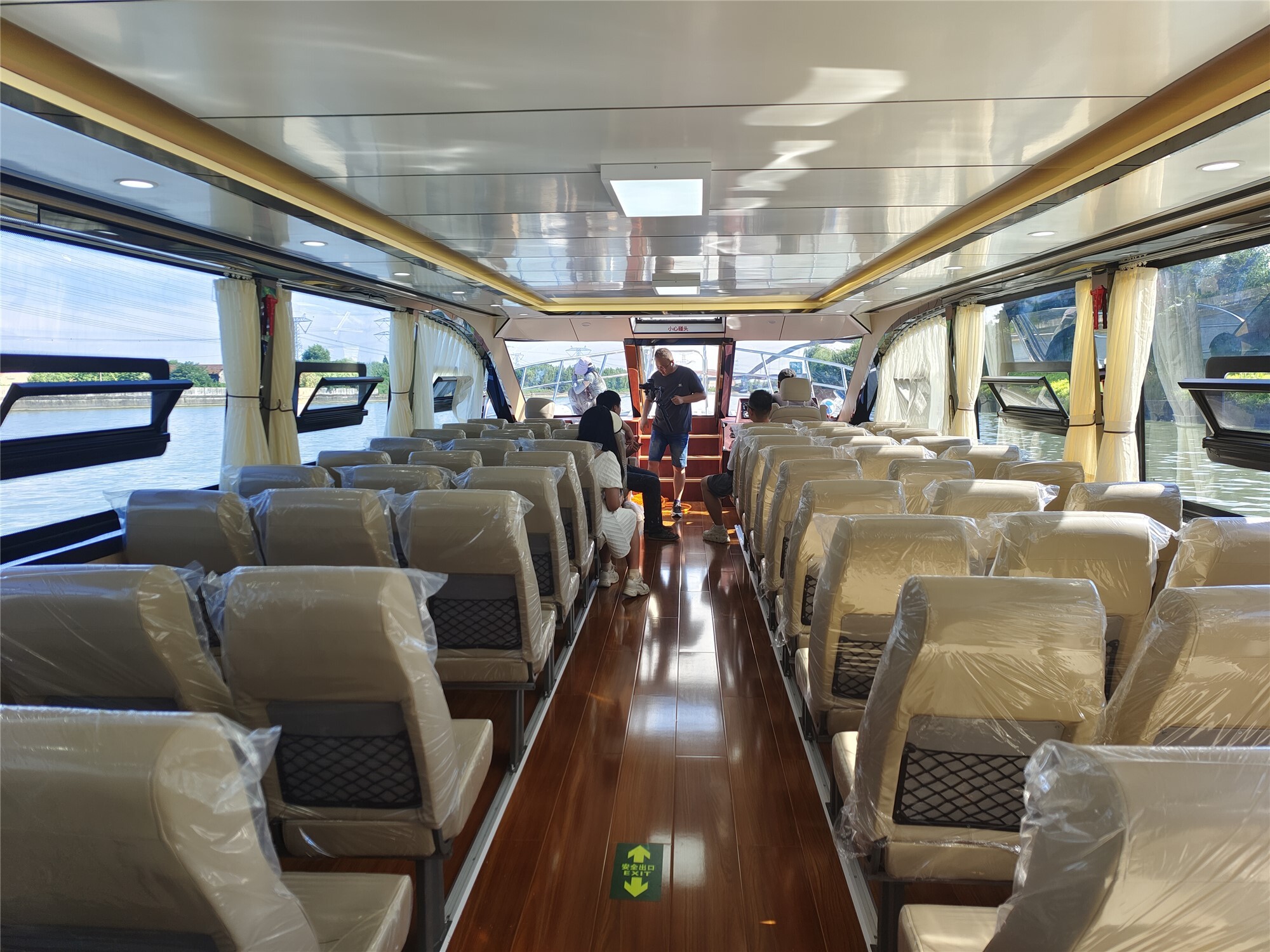 Grandsea 22m FRP 100persons ديزل داخل البحر الساحلي البحر سريع السرعة قارب الركاب للبيع