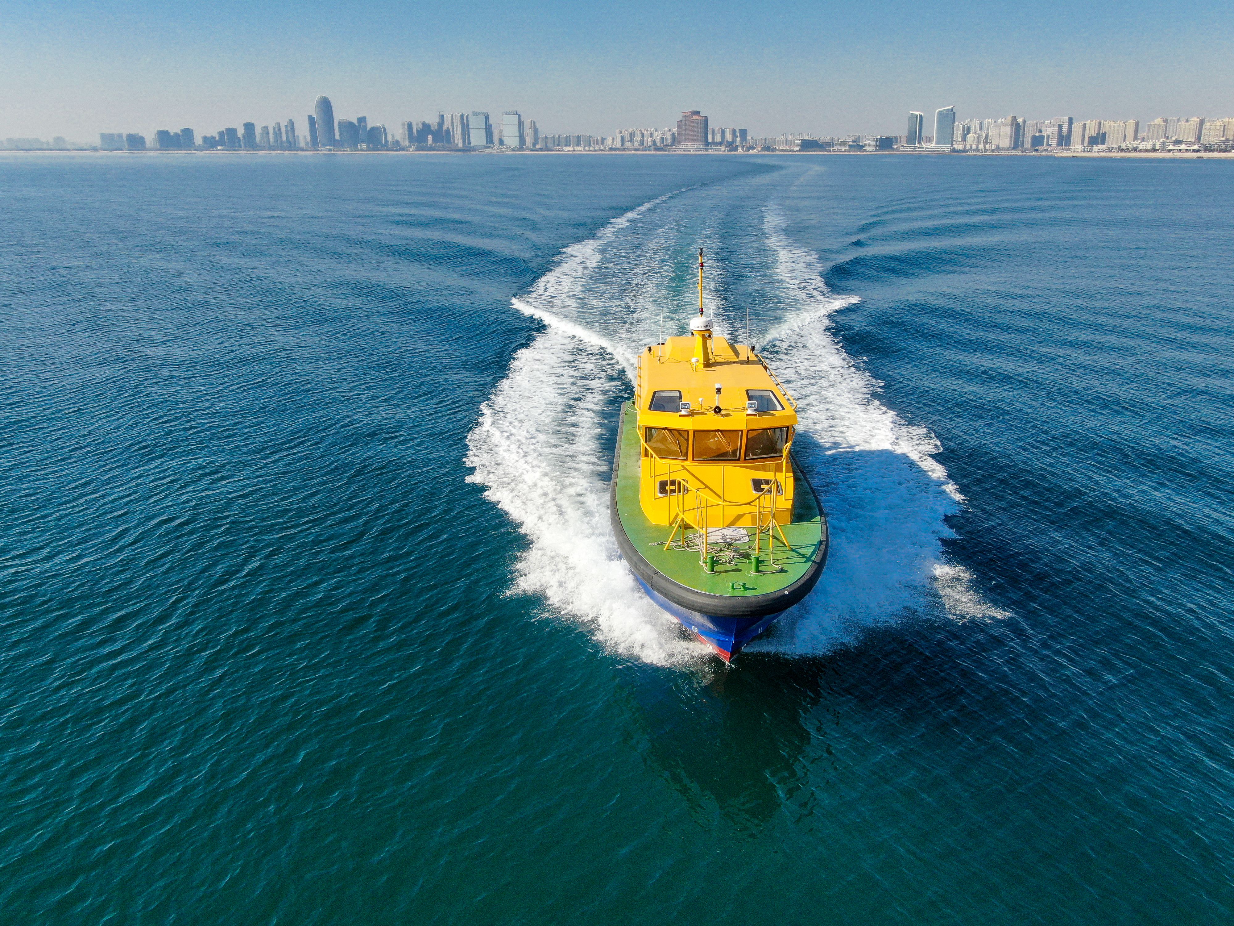 قارب إبحار بحري وملاحي من الألومنيوم والميناء Grandsea 15m للبيع