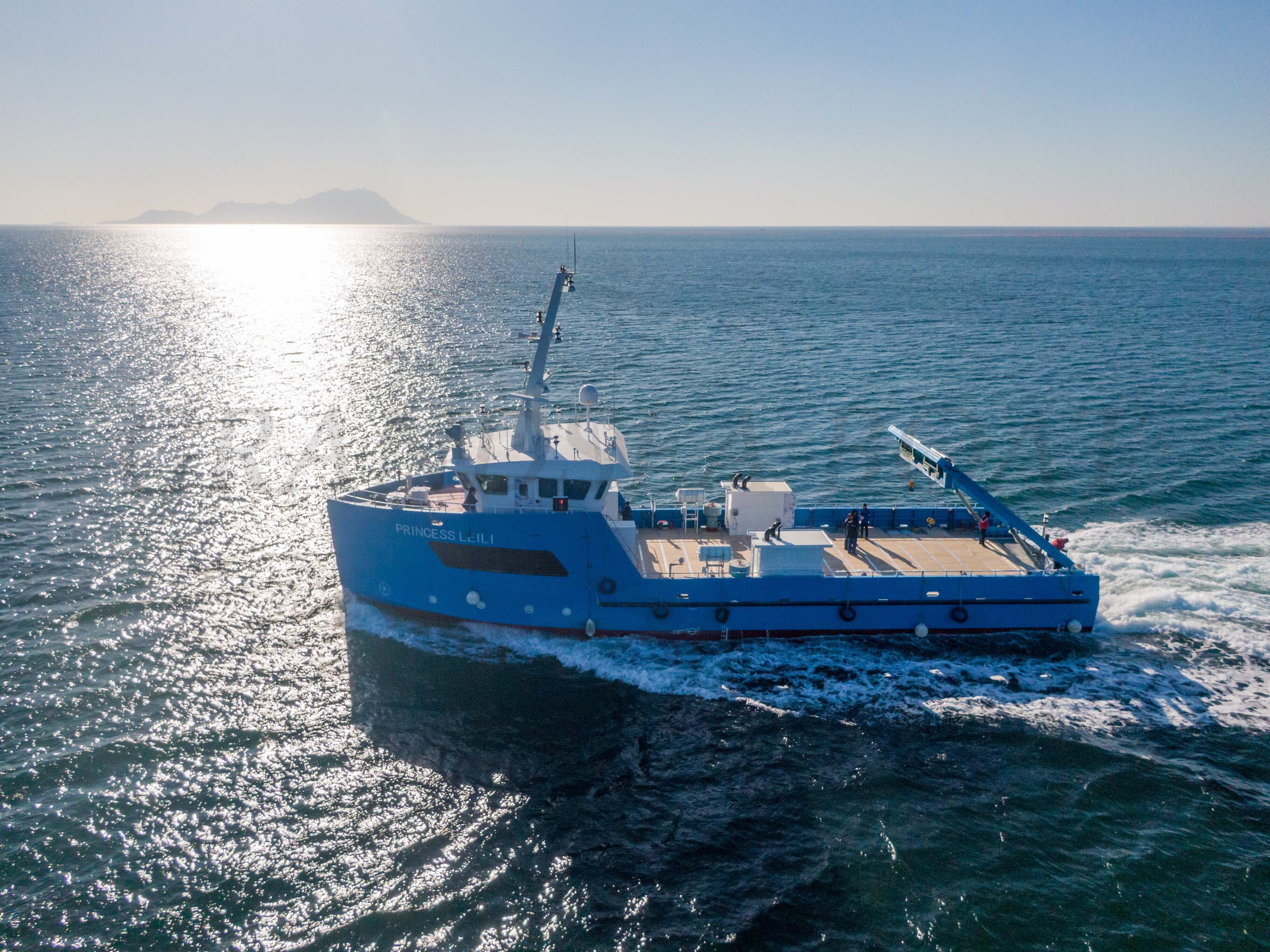 زورق إمداد منصات سفن الخدمات السريعة Grandsea 32m زورق عمل سفينة المرافق السريعة