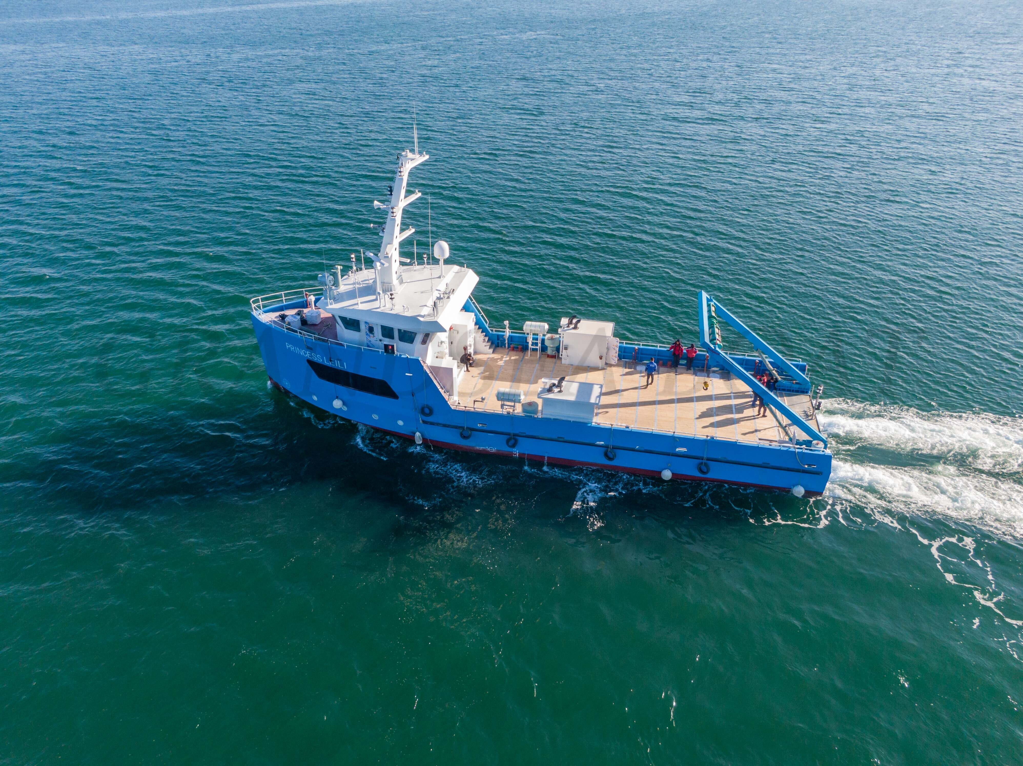 زورق إمداد منصات سفن الخدمات السريعة Grandsea 32m زورق عمل سفينة المرافق السريعة