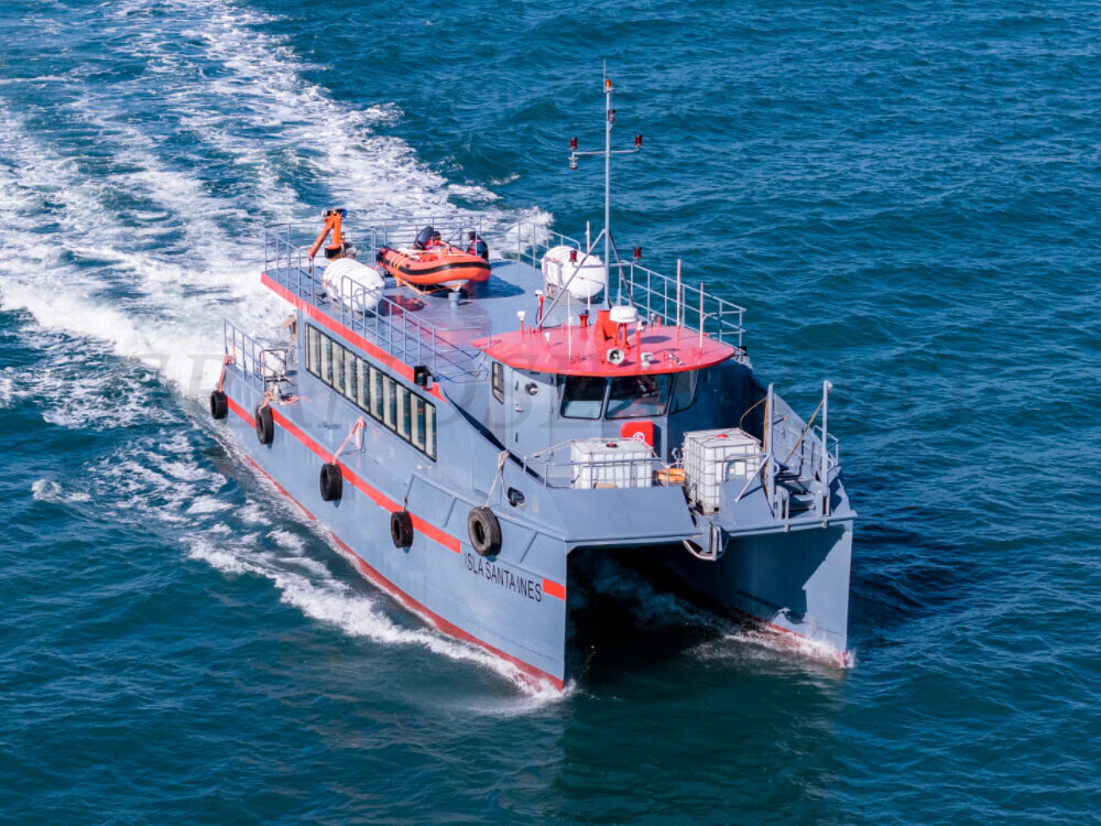 جراند سي 23.8 متر 110 شخص قارب ركاب من الألومنيوم متعدد الهياكل يخت فاخر قارب مشاهدة الحيتان قارب مشاهدة الجبال الجليدية