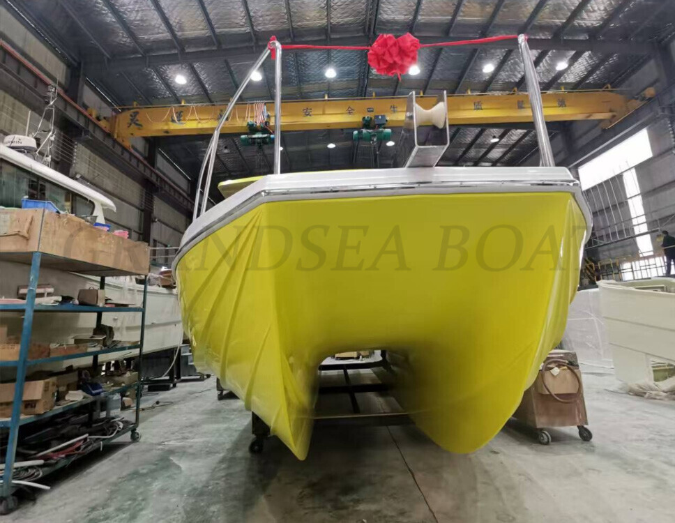 قارب Grandsea 12m الكاتاماران المصنوع من الألياف الزجاجية عالي السرعة لنقل الركاب والجولات السياحية مع محرك خارجي