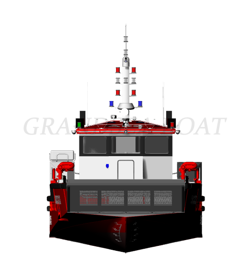 جراندسي 23 متر قارب إطفاء ألومنيوم