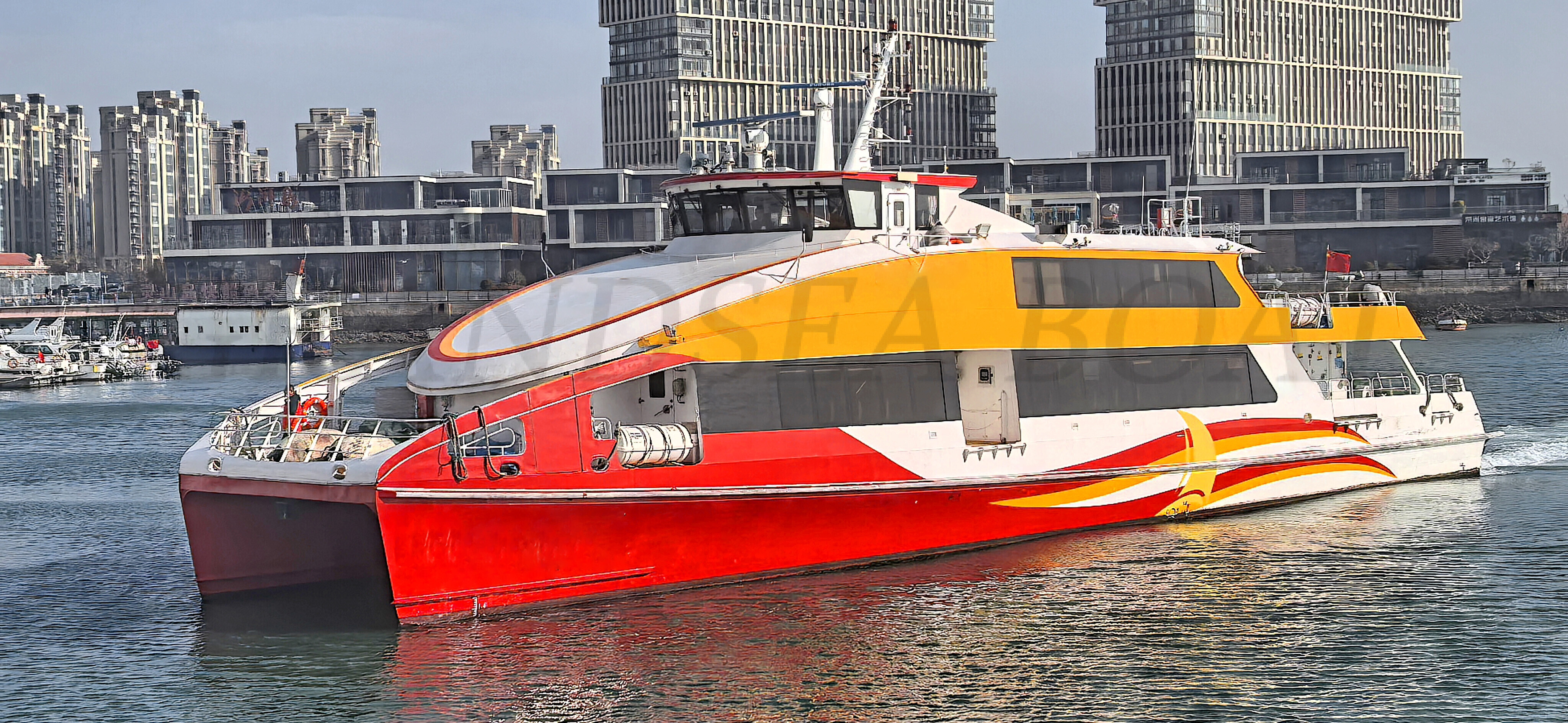 غراندسي 350 راكب 35 متر/115 قدم عبارة كاتاماران للبيع