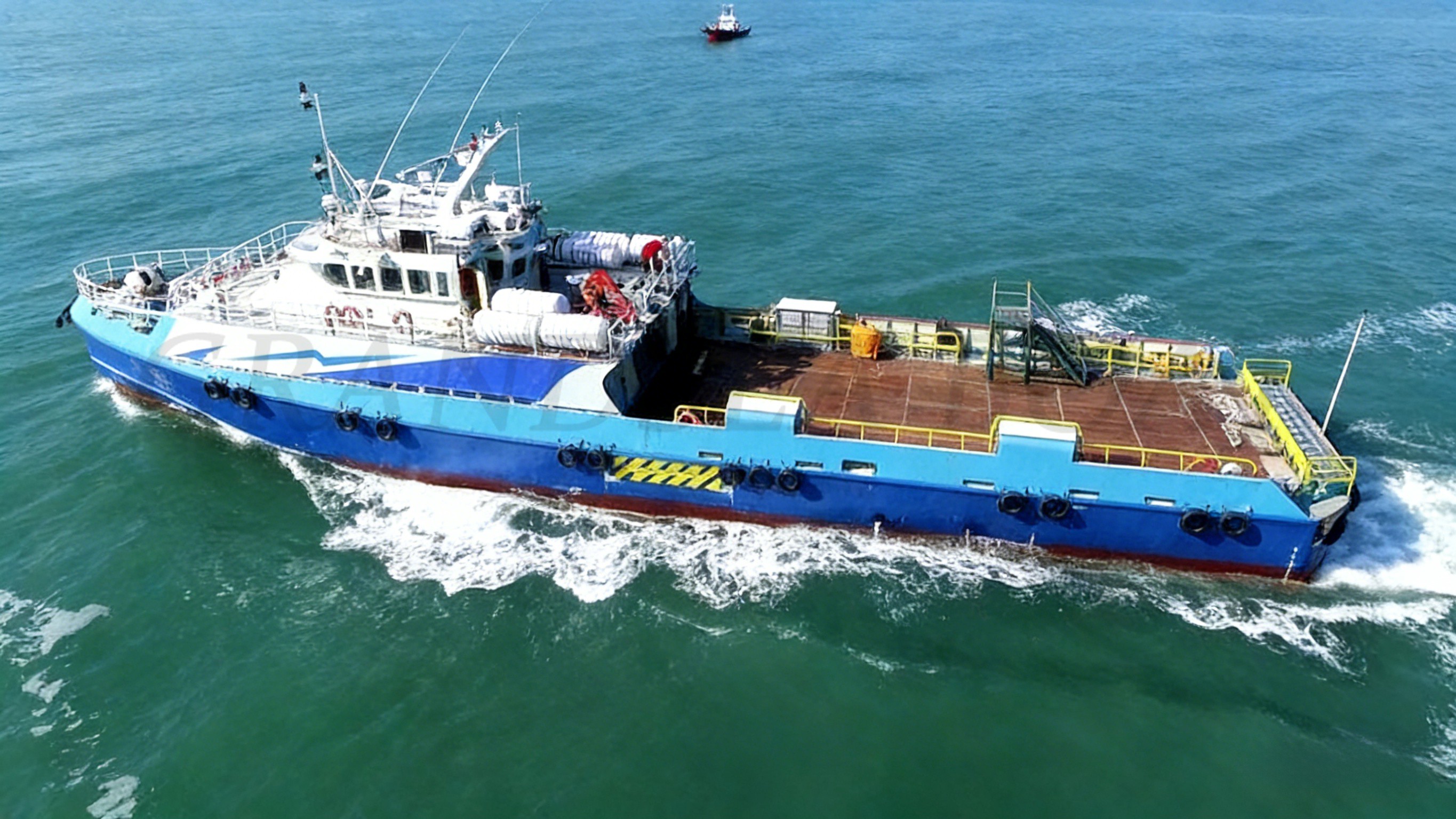 جراندسي 40 متر سفن تموين طاقم ألومنيوم للبيع