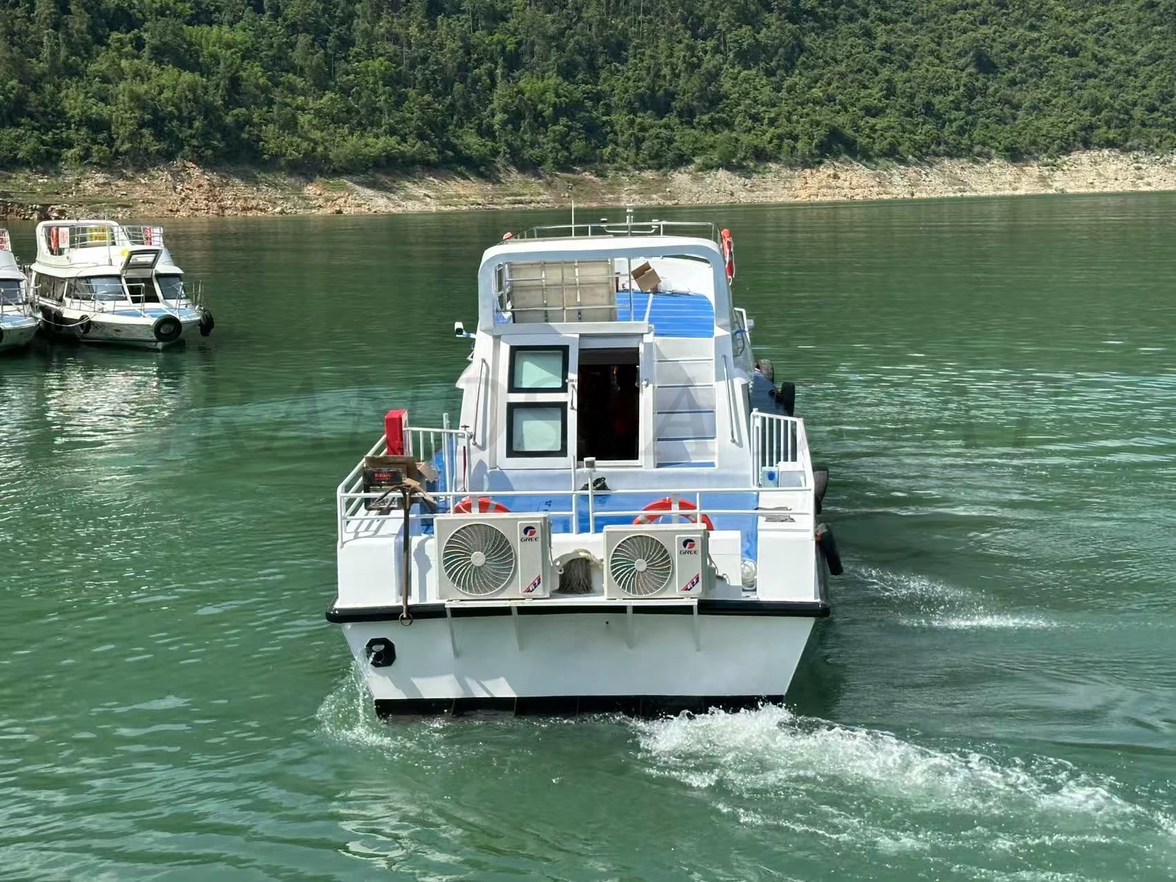 جراندسي 18.8م/65قدم قارب ألومنيوم لـ50 راكب لقوارب البحيرات