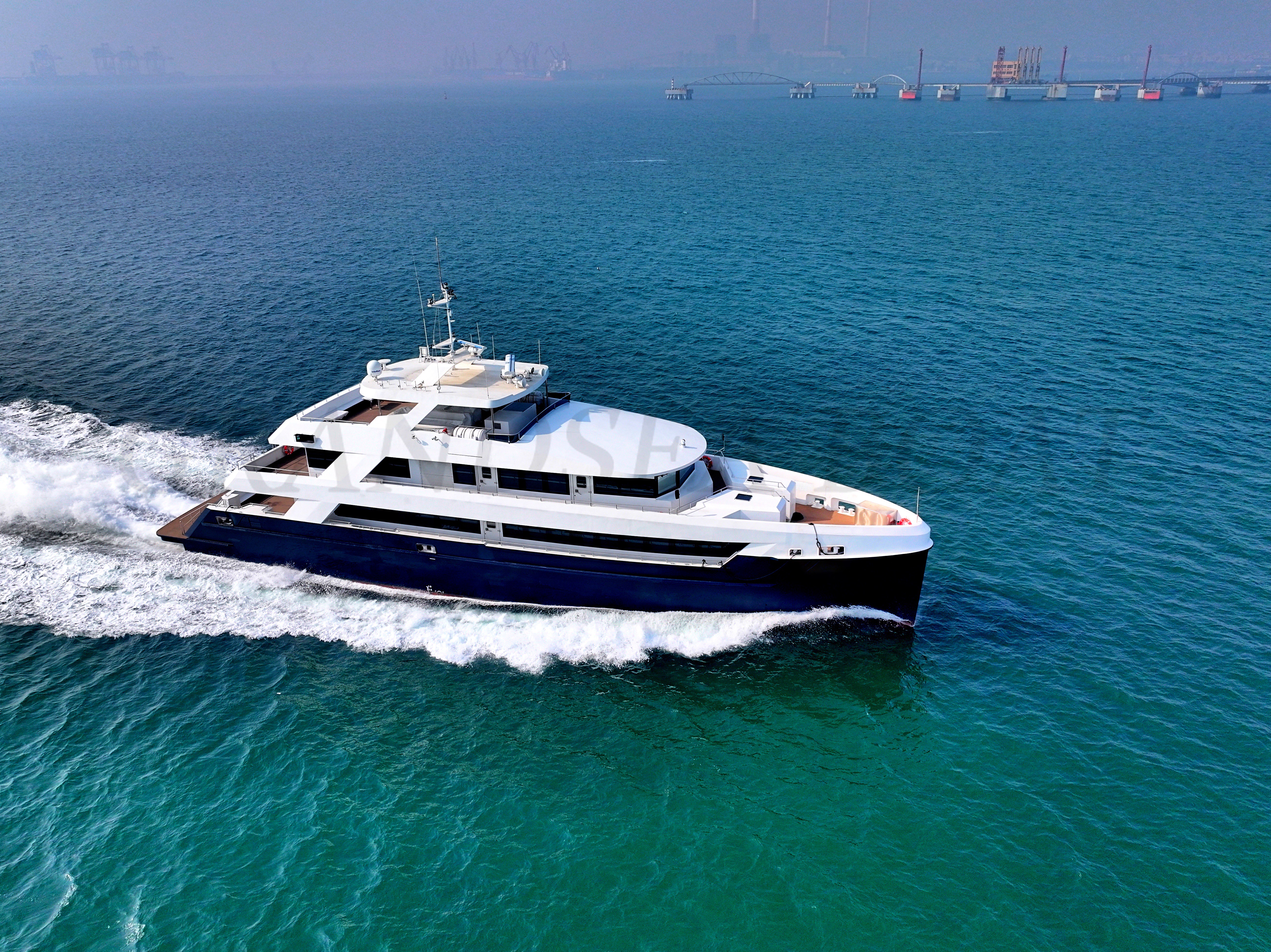 جراندسي 41 متر سفينة ركاب فاخرة عبارة كروز سريعة لمشاهدة المعالم