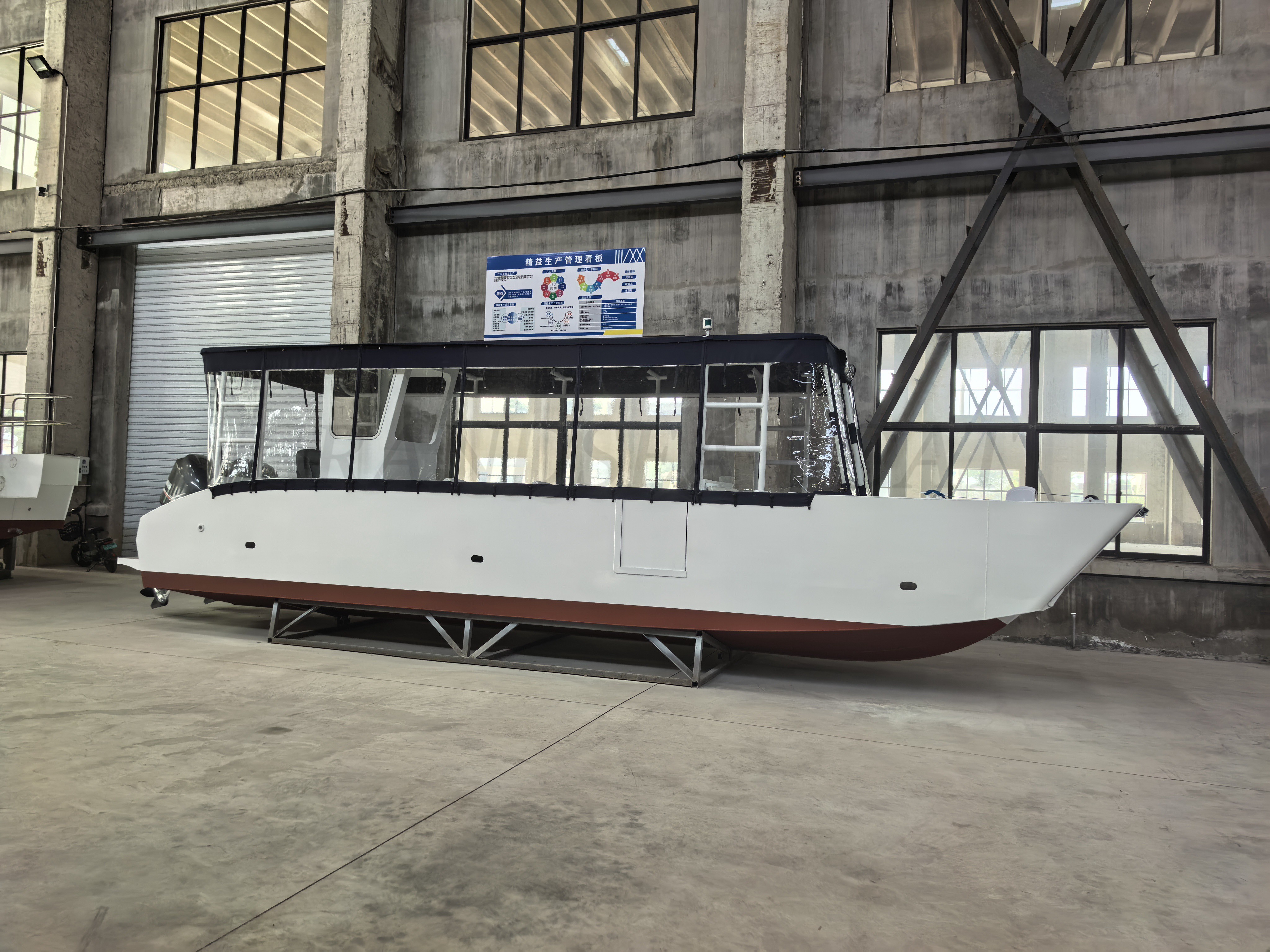 قارب تندر Grandsea 31ft من الألومنيوم لـ 12 شخصًا، قارب ركاب للبيع