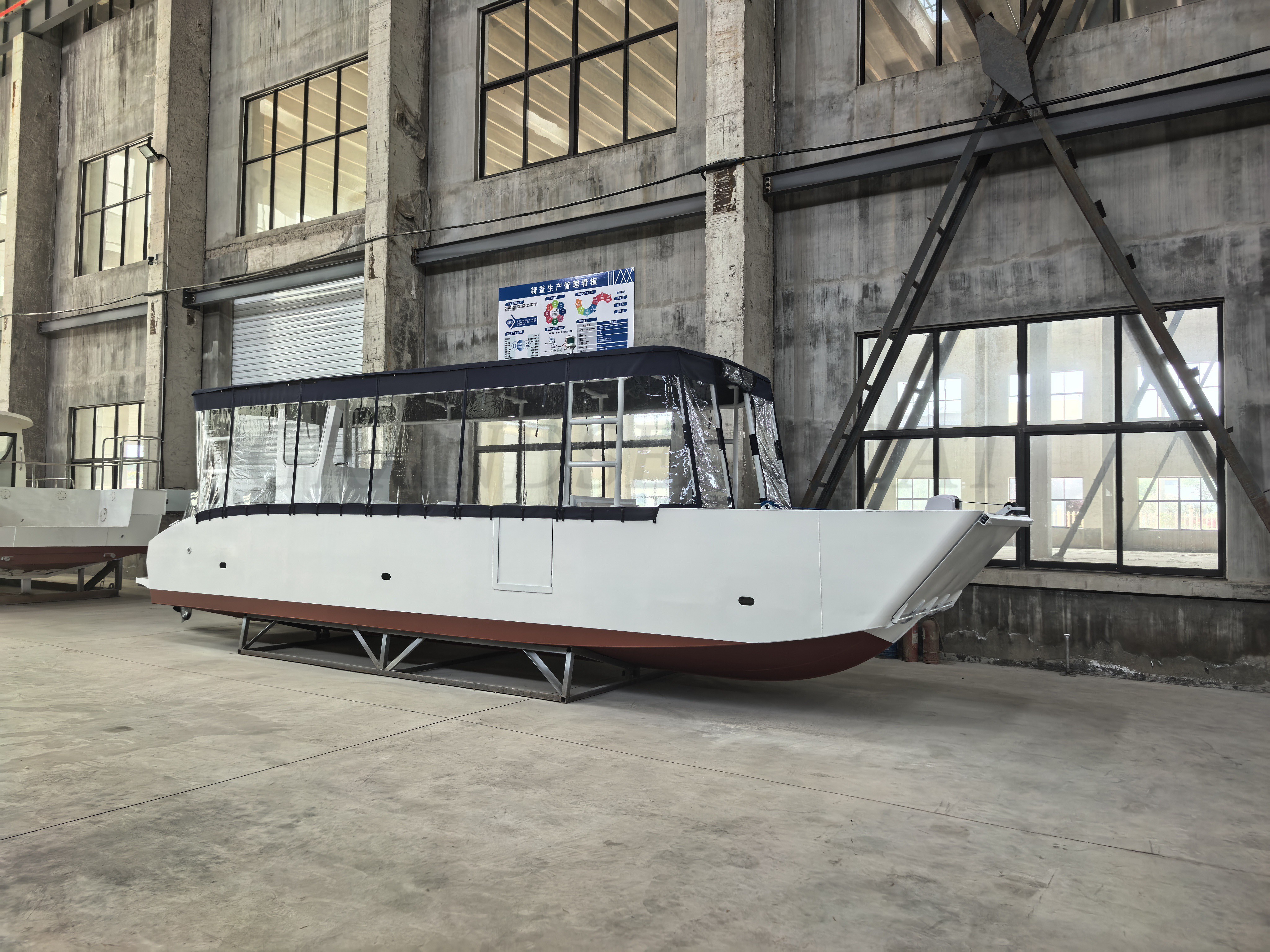 قارب تندر Grandsea 31ft من الألومنيوم لـ 12 شخصًا، قارب ركاب للبيع