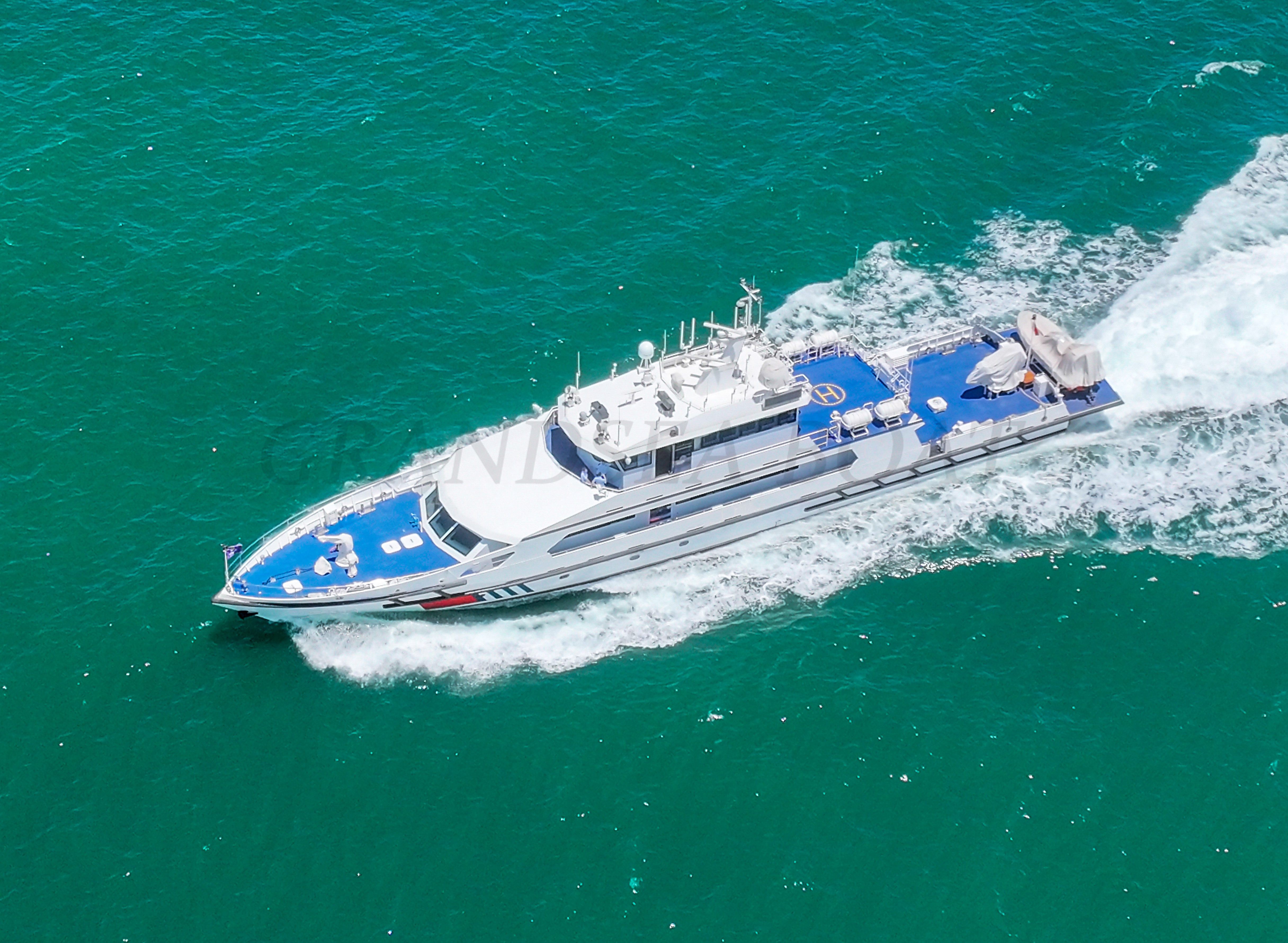 قارب شرطة من الألومنيوم بطول 27m من Grandsea وقارب خفر السواحل للبيع 