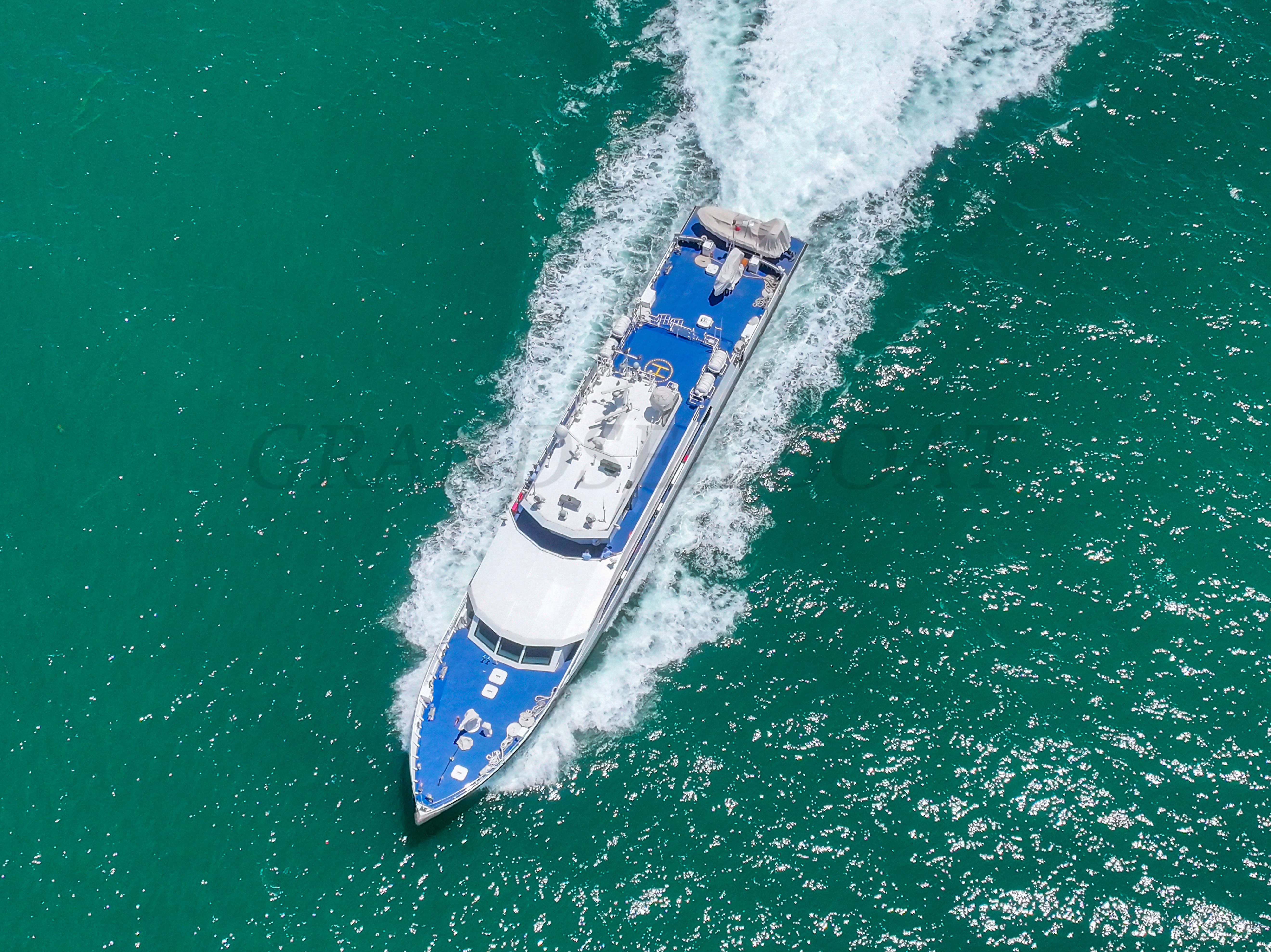 قارب شرطة من الألومنيوم بطول 27m من Grandsea وقارب خفر السواحل للبيع 