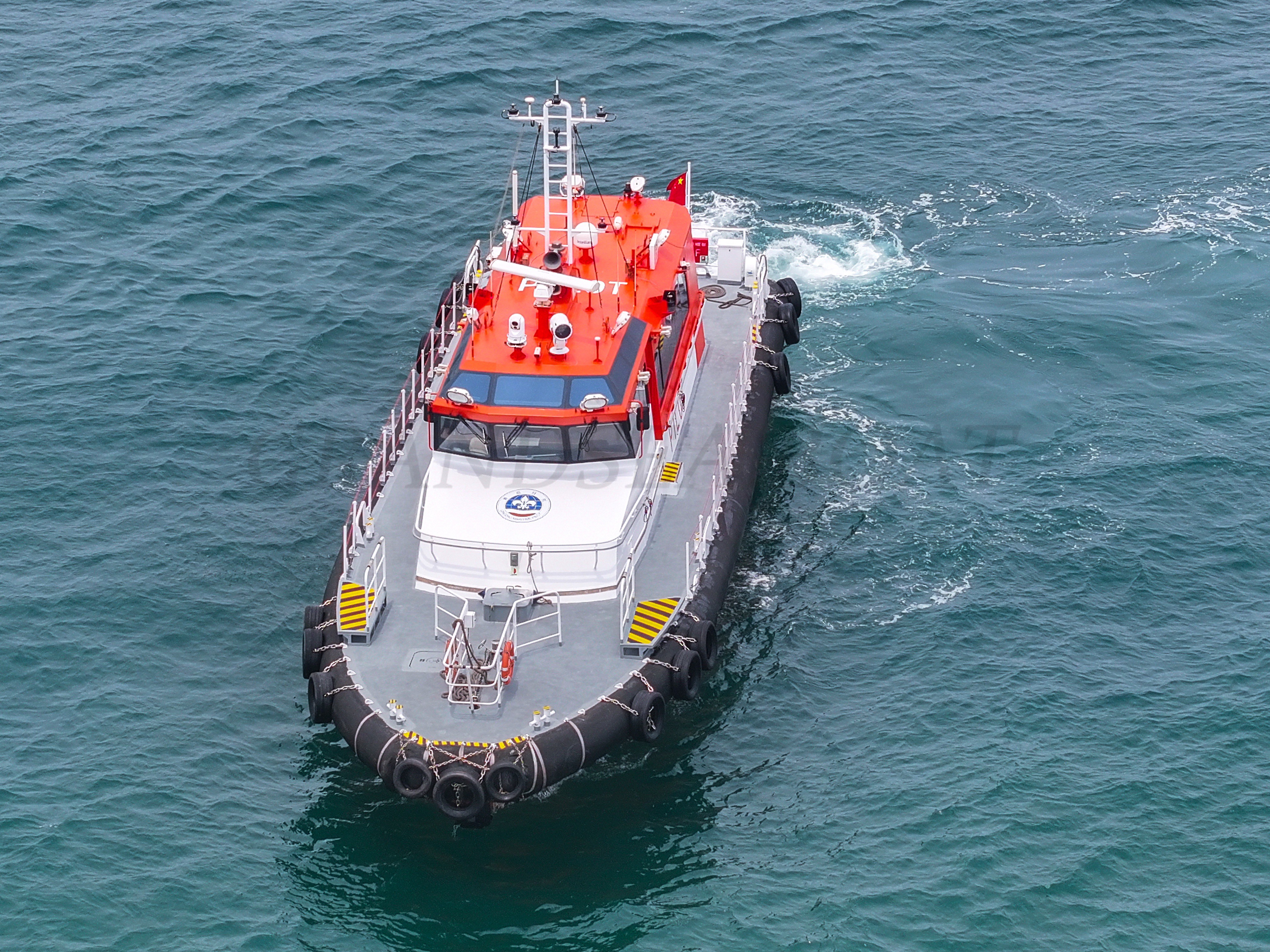 Grandsea قارب إرشاد من الألومنيوم بطول 21.9m سفينة دورية للبيع للاستخدام في البحار الهائجة