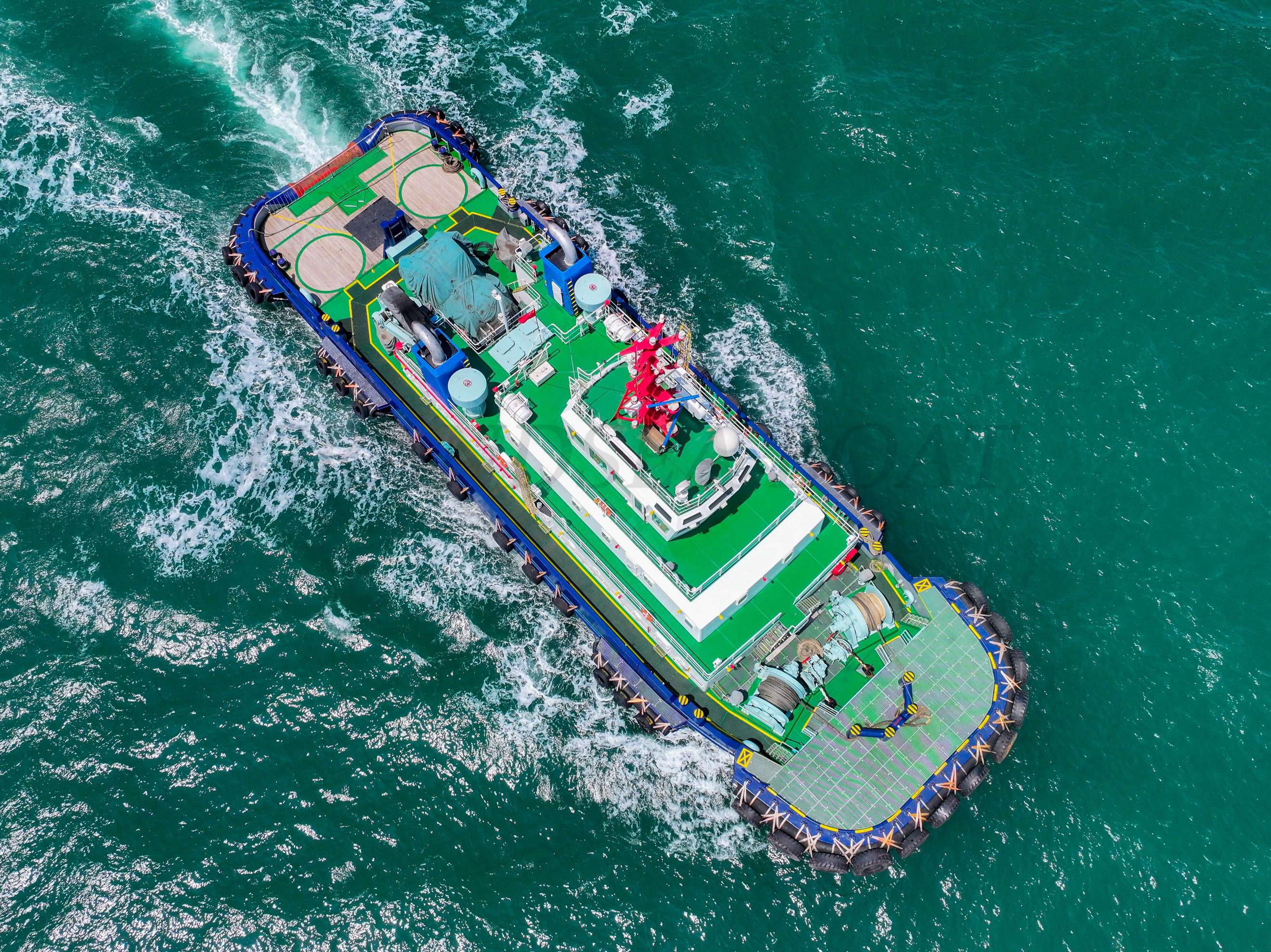 قارب القطر Grandsea بطول 39 مترًا، قارب عمل للقطر من حوض بناء السفن، بقوة سحب على الحاجز تبلغ 87 طنًا، للبيع