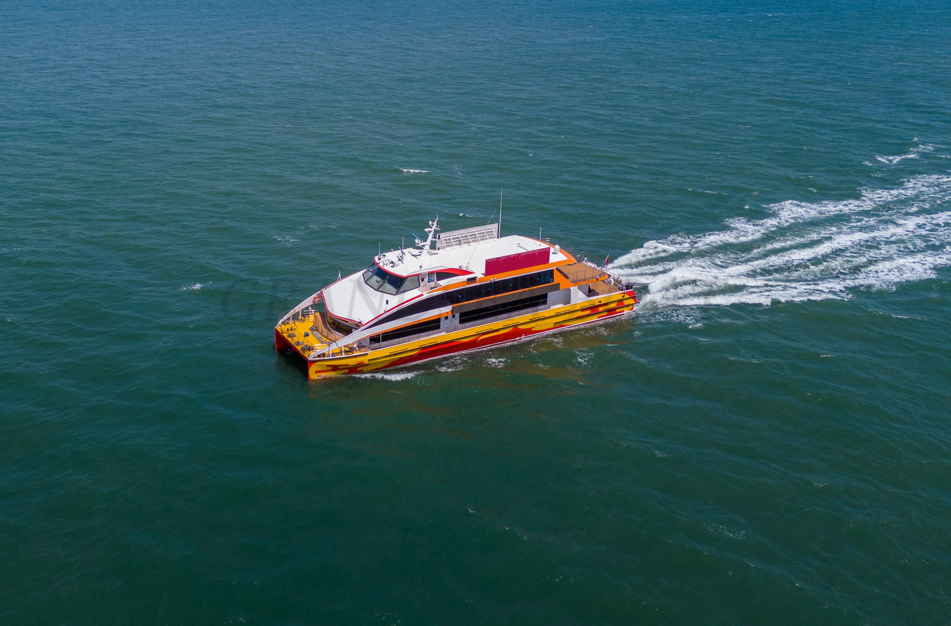 Grandsea قوارب ركاب تجارية من نوع قطمران من الألومنيوم بطول 117ft، عبّارة ركاب للبيع