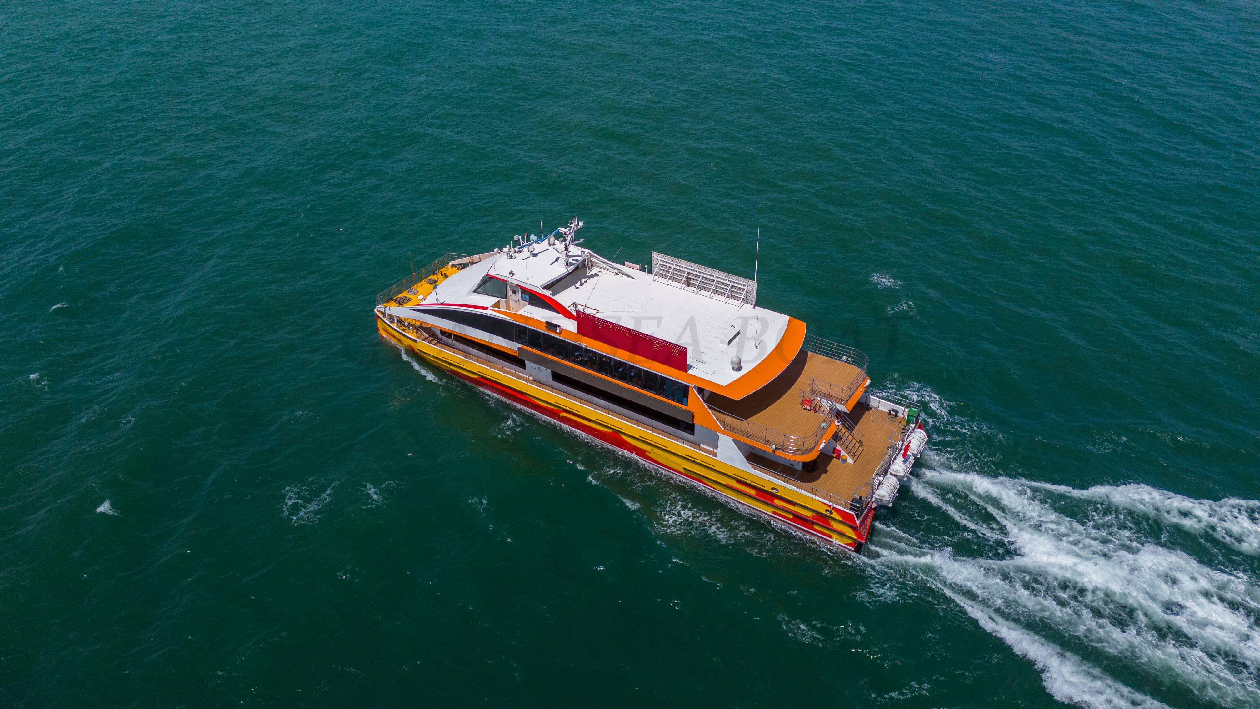 Grandsea قوارب ركاب تجارية من نوع قطمران من الألومنيوم بطول 117ft، عبّارة ركاب للبيع