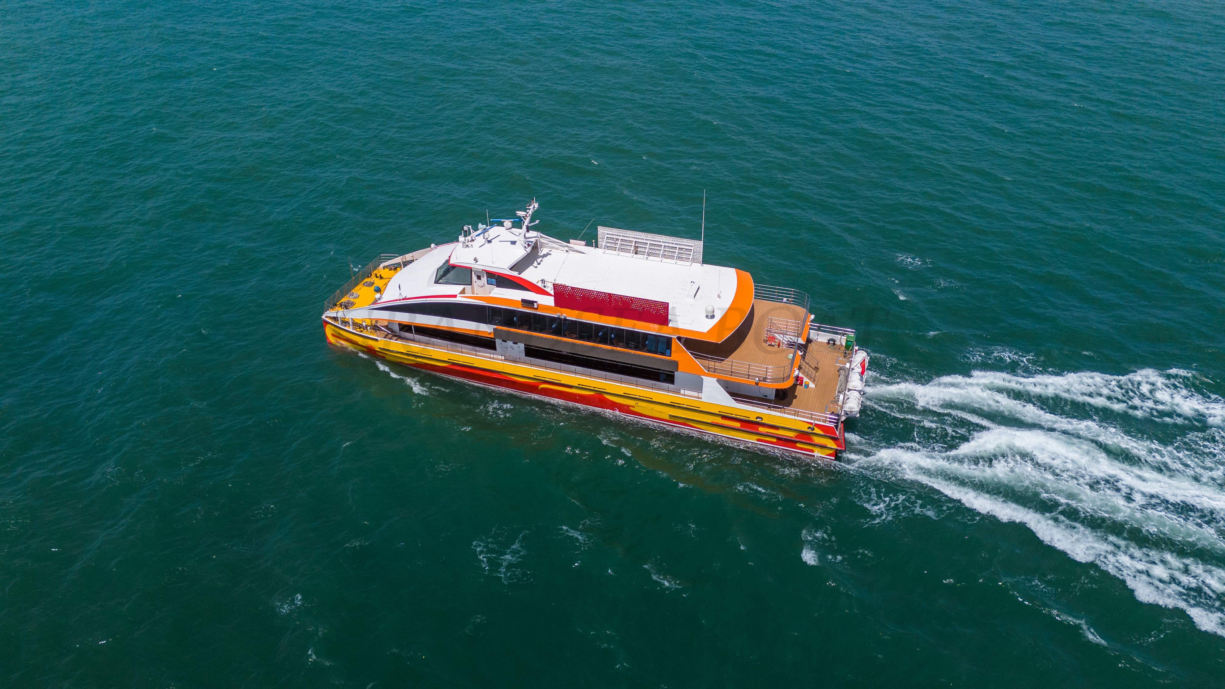 Grandsea قوارب ركاب تجارية من نوع قطمران من الألومنيوم بطول 117ft، عبّارة ركاب للبيع
