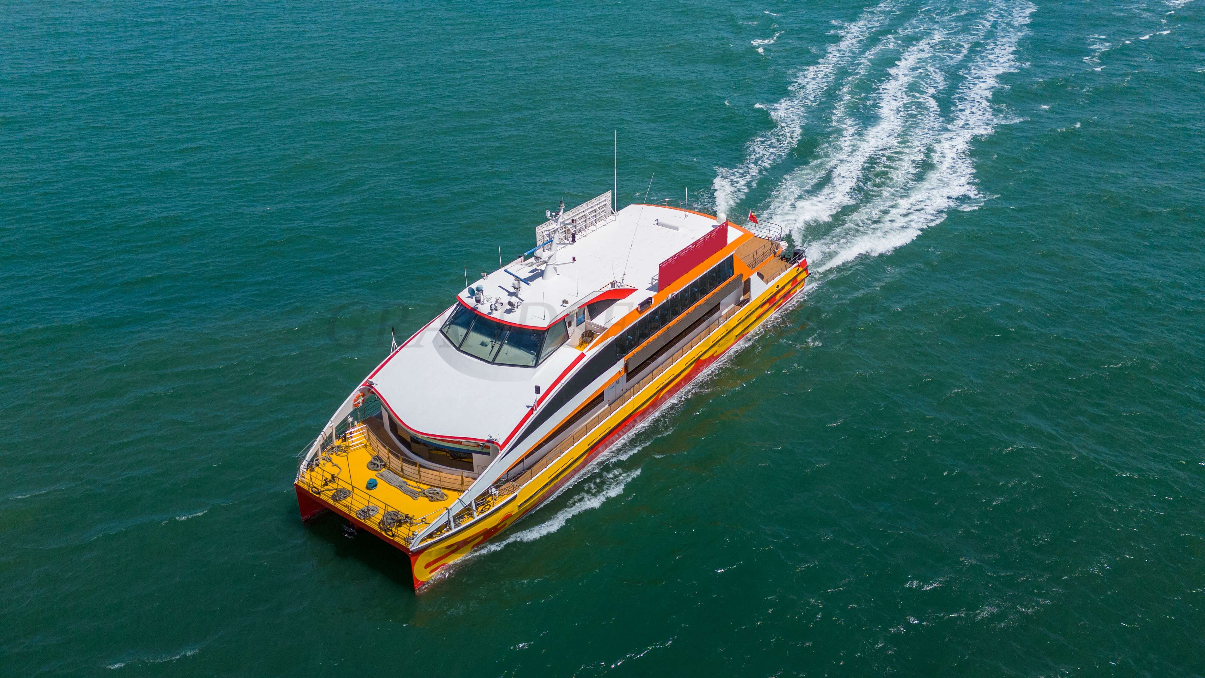 Grandsea قوارب ركاب تجارية من نوع قطمران من الألومنيوم بطول 117ft، عبّارة ركاب للبيع