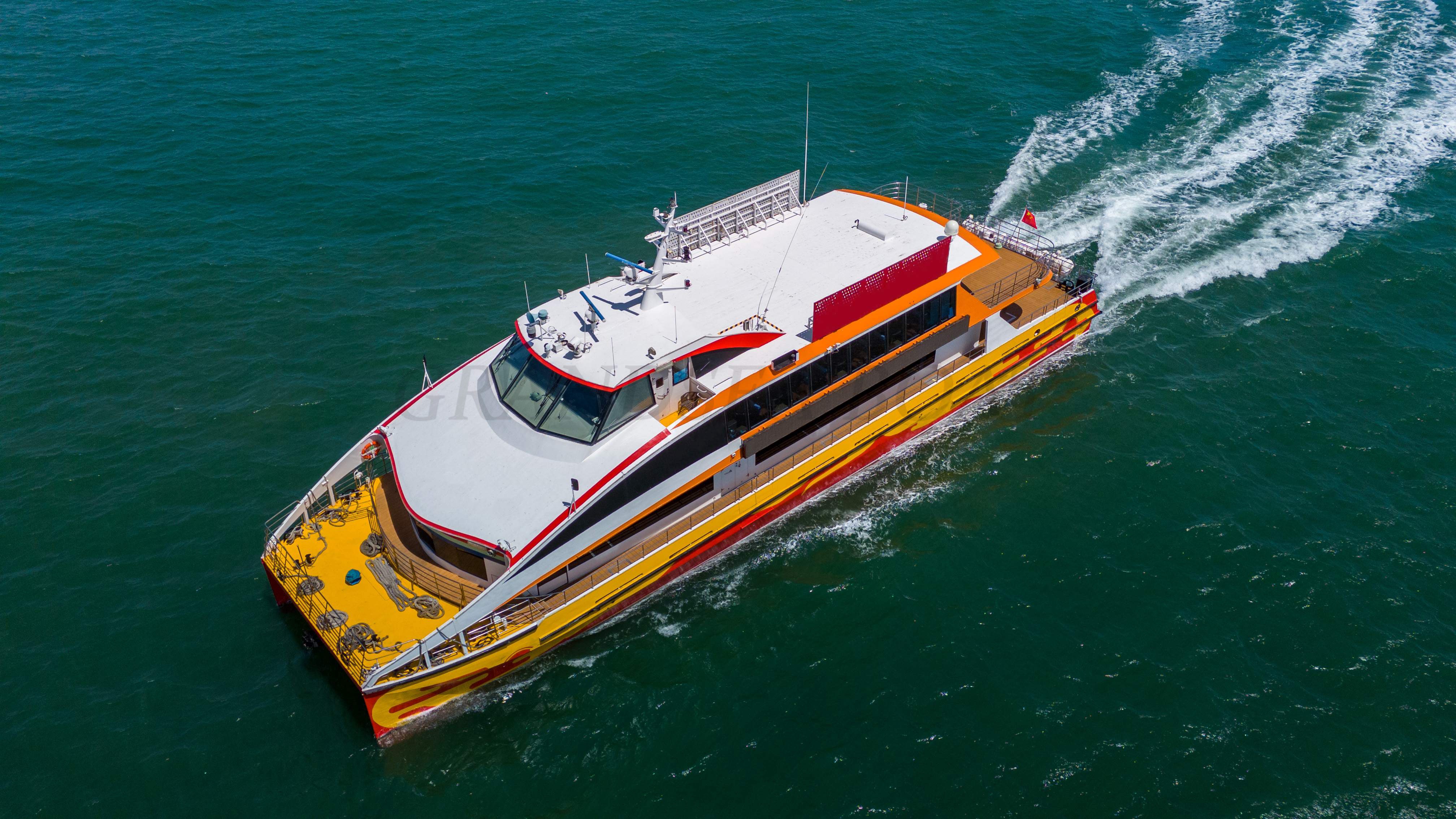 Grandsea قوارب ركاب تجارية من نوع قطمران من الألومنيوم بطول 117ft، عبّارة ركاب للبيع