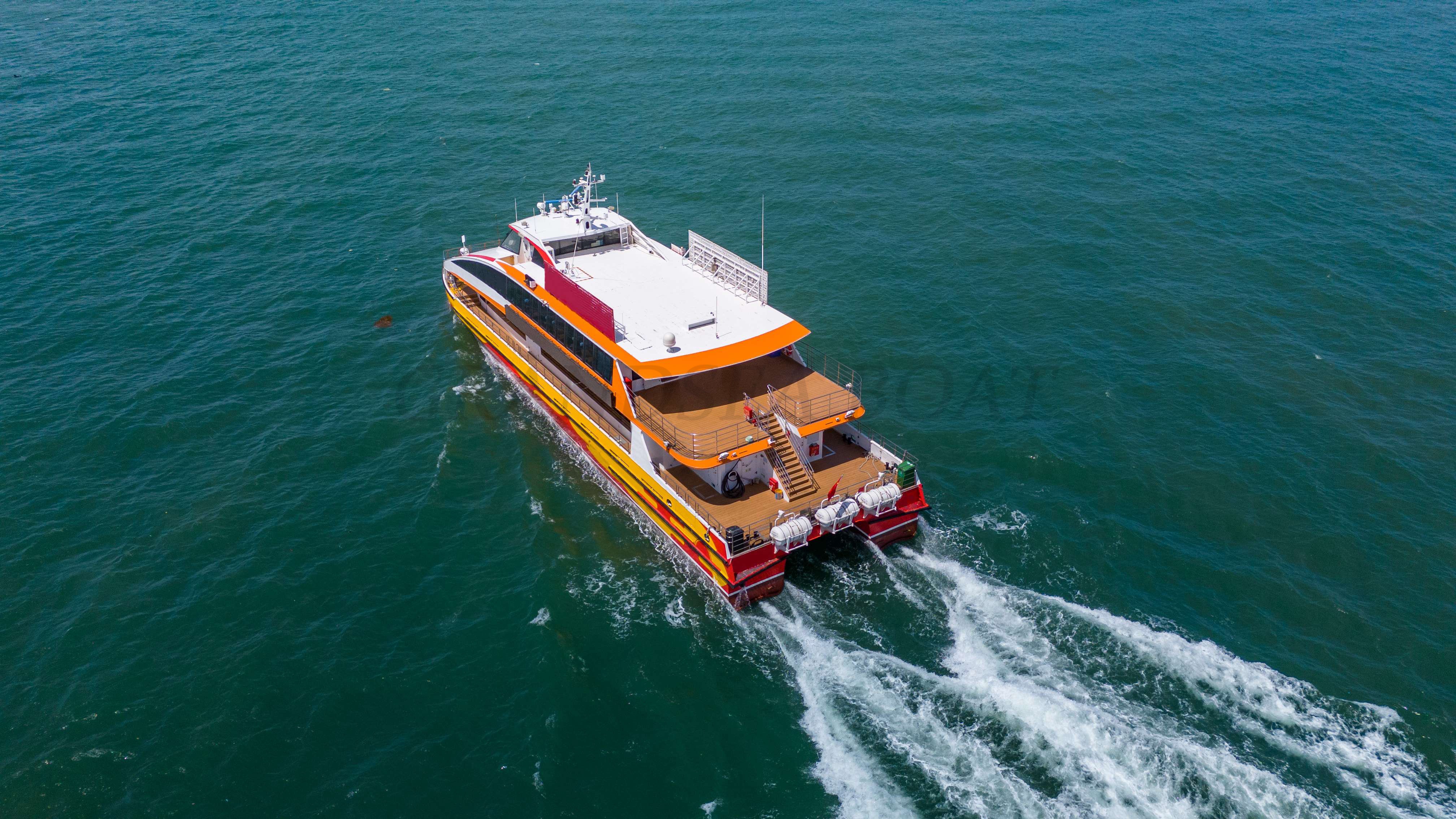 Grandsea قوارب ركاب تجارية من نوع قطمران من الألومنيوم بطول 117ft، عبّارة ركاب للبيع