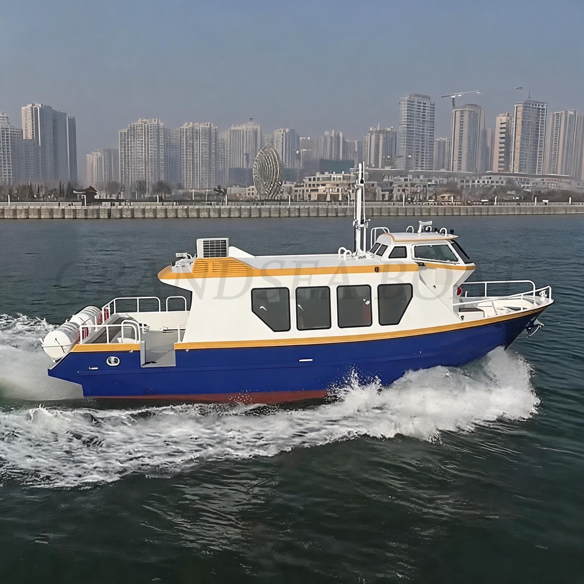 عبّارة ركاب من الألومنيوم Grandsea بطول 42 قدمًا وتتسع لـ30 شخصًا للبيع
