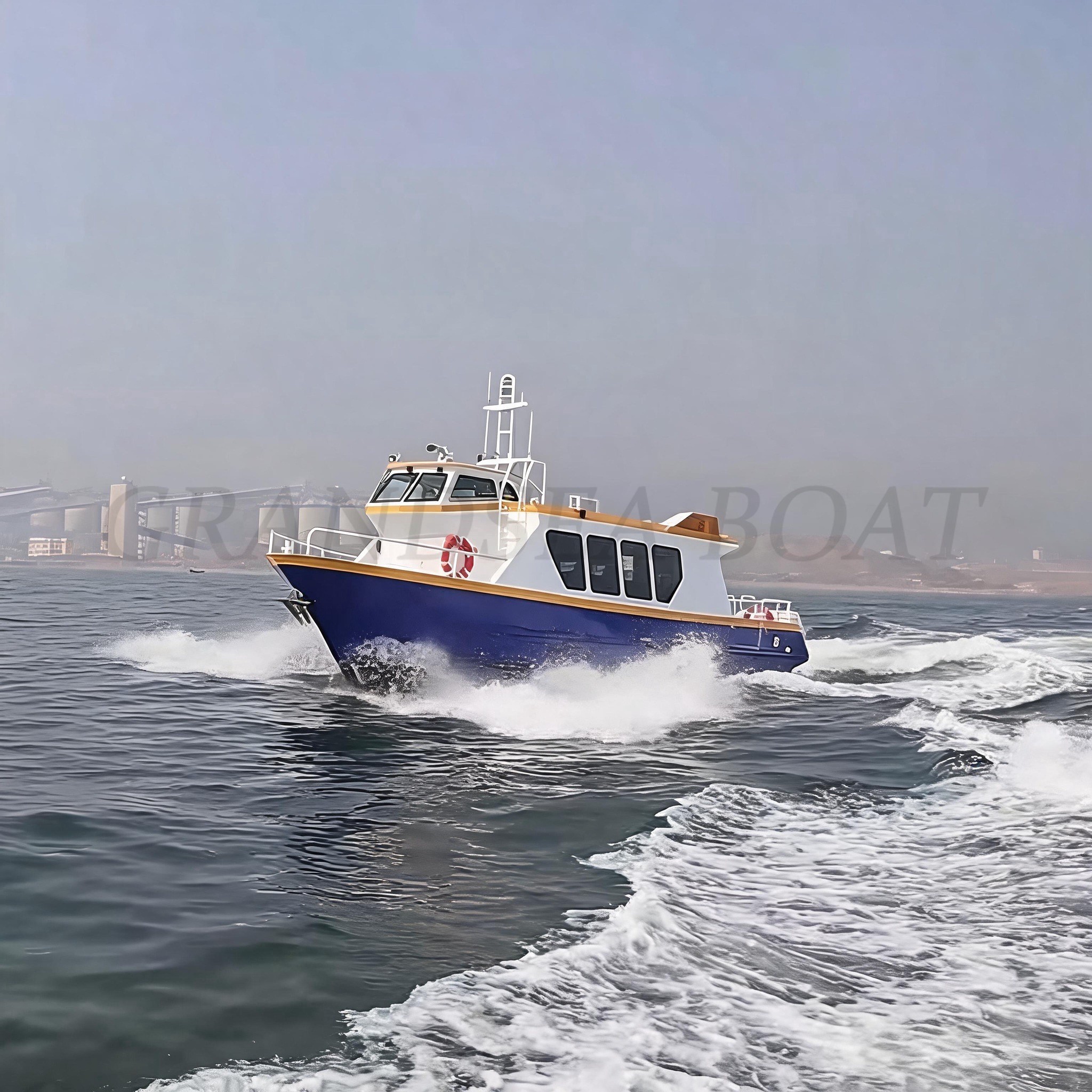 عبّارة ركاب من الألومنيوم Grandsea بطول 42 قدمًا وتتسع لـ30 شخصًا للبيع