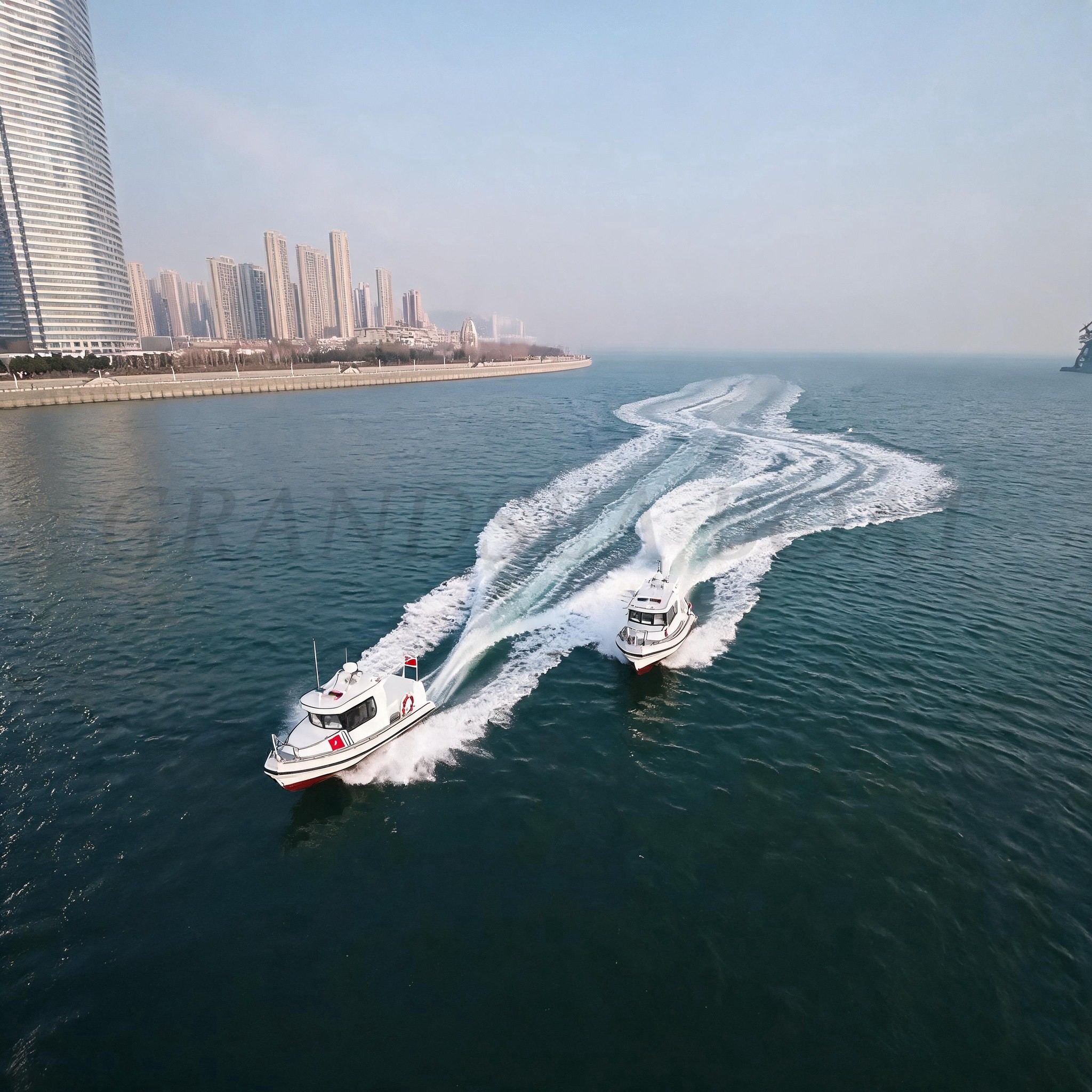 قارب دورية عالي السرعة من الألومنيوم Grandsea بطول 7.6m، قوارب عسكرية من الألومنيوم