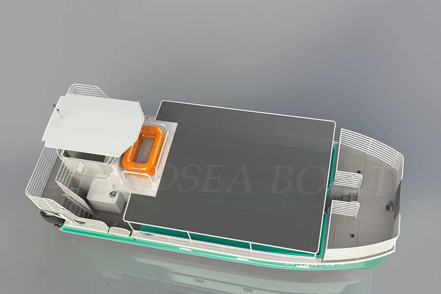 Grandsea 11.6m ألومنيوم كاتاماران قارب ركاب لمشاهدة معالم المدينة