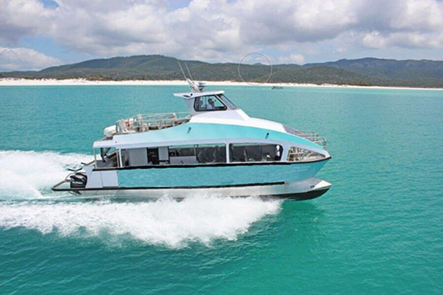 Grandsea 39ft Aluminum 30persons Catamaran Passenger Water Taxi Boat For Sale