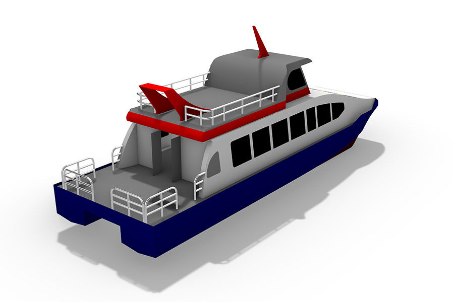 16m Aluminium Catamaran Jet 50 Passenger Ferry Boat للبيع