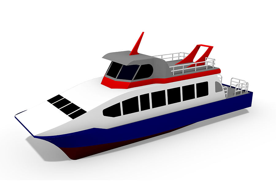 16m Aluminium Catamaran Jet 50 Passenger Ferry Boat للبيع