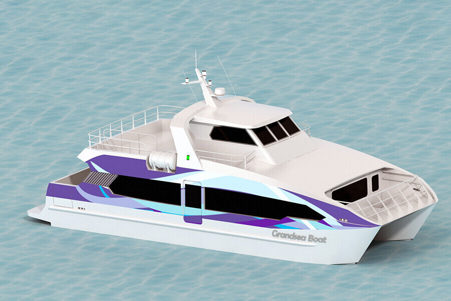 17m Aluminum Catamaran 70 Persons Passenger Ferry Boat for Sale