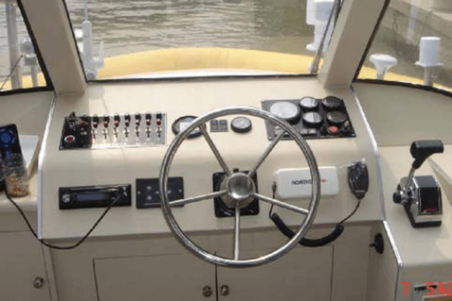 China 38ft 40 Passenger FRP Color Water Taxi Boat for Sale