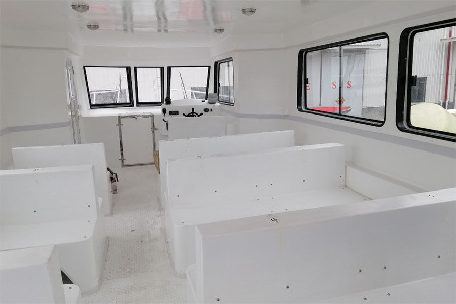 12.3m 30persons Fiberglass Speed Passenger Tour Boat For Sale