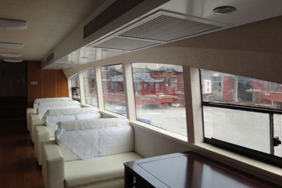 Grandsea 18m 60 Perons Fiberglass Sightseeing Taxi Ferry Boat للبيع