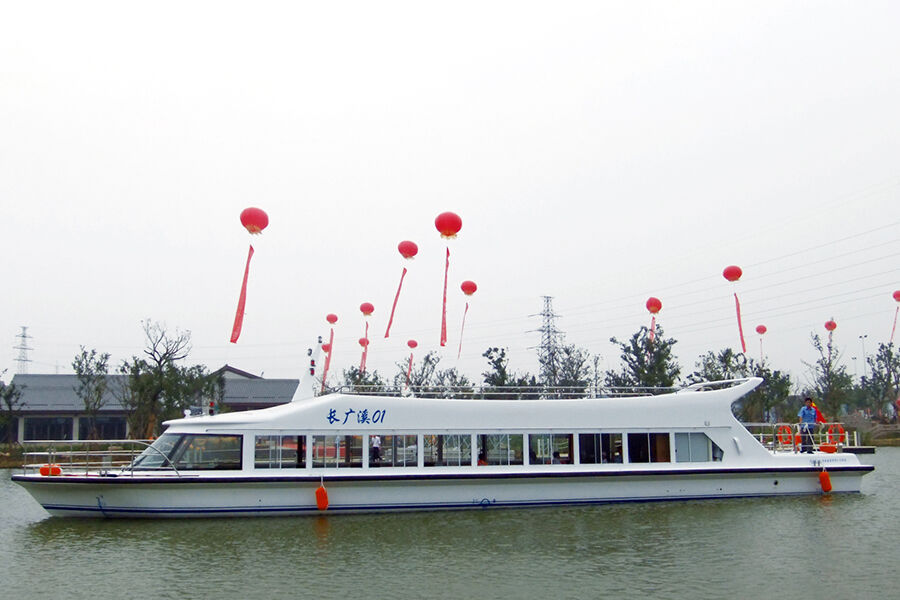 China 25m FRP Day Commercial 120 Passenger Ferry Boat for Sale