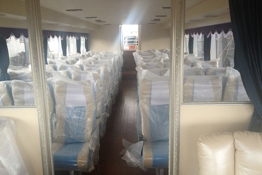 الصين 25m FRP Day Commercial 120 Passenger Ferry Boat للبيع