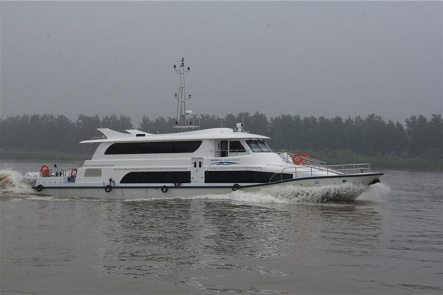 China 26m Steel Day Commercial 150 Passenger Ferry Boat for Sale