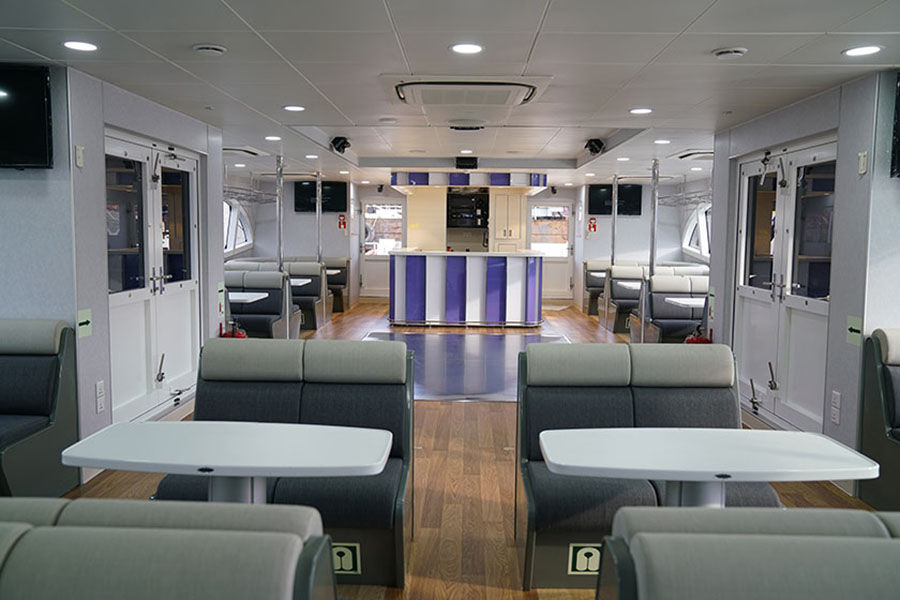 35m 200perons Aluminium Hull Fast Passenger Ferry Boat للبيع