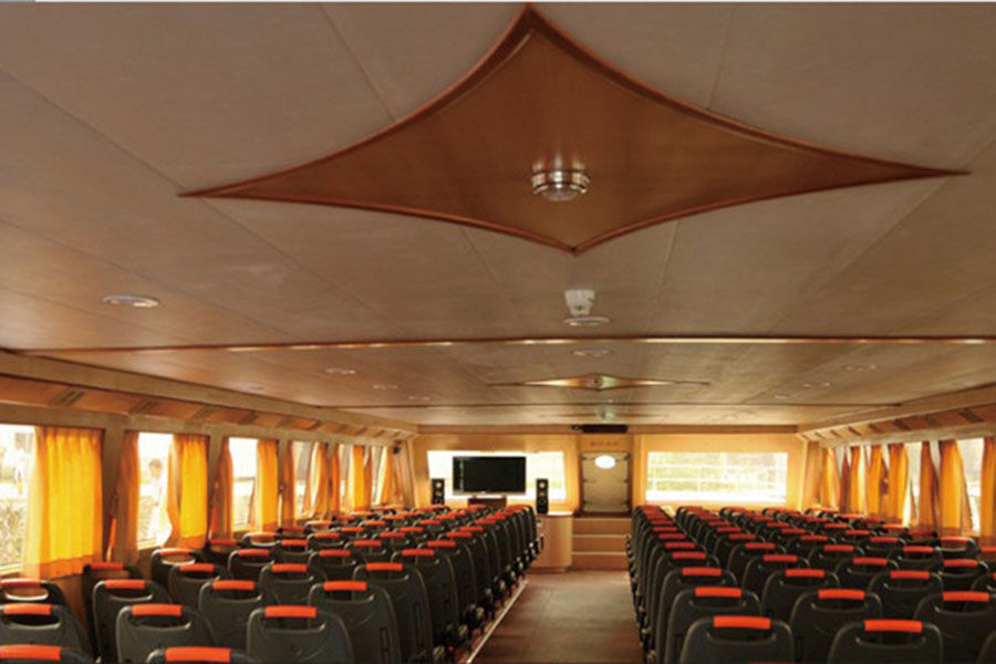 قوارب معدية ركاب فولاذية 38 م 200-380 شخص للبيع