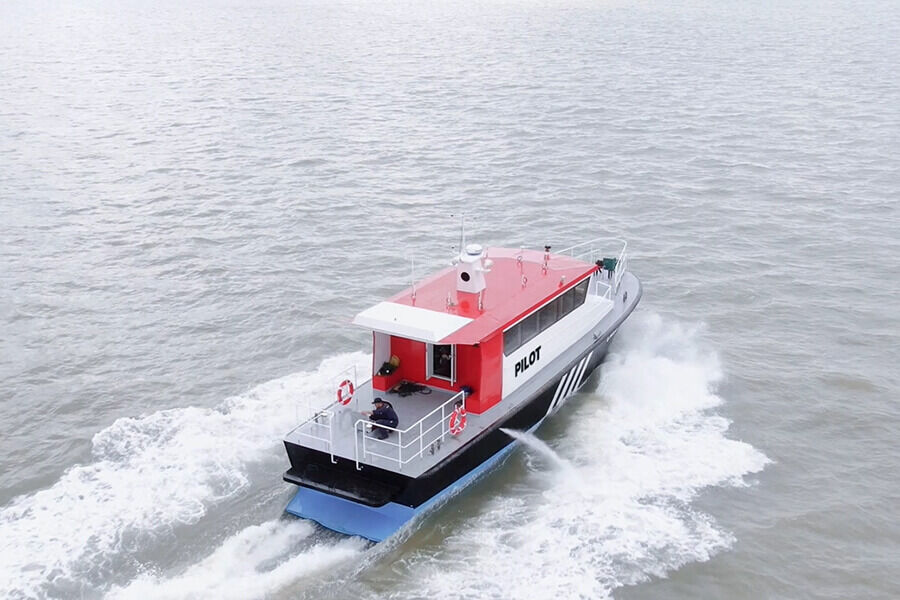 Grandsea 17m Steel Material Fast Marine Harbor Pilot Boat in Rough Seas for sale 