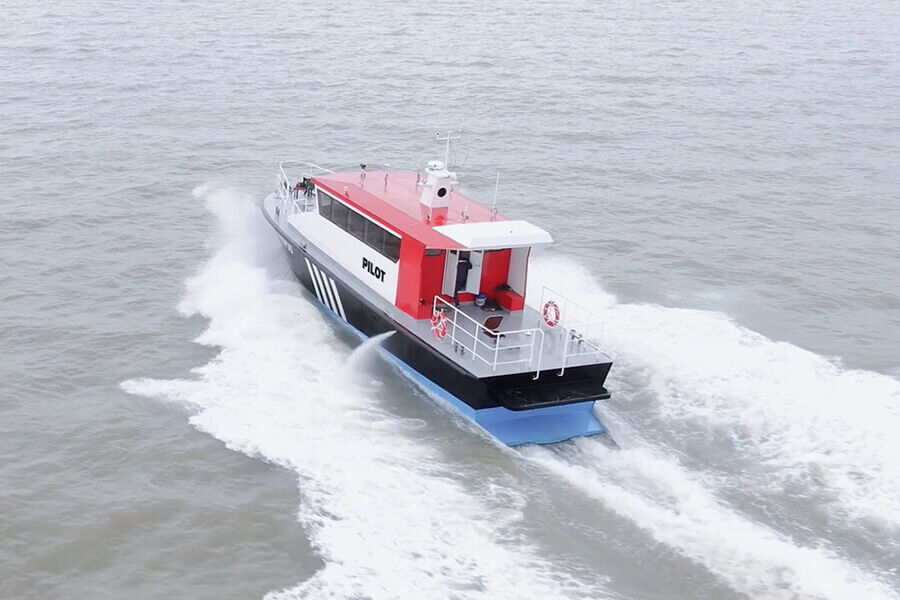 Grandsea 17m Steel Material Fast Marine Harbor Pilot Boat in Rough Seas for sale 